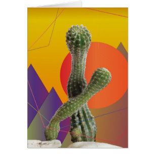 Cactussen Elegant Wenskaart