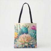 Cactussen en succulent draagtas (Voorkant)