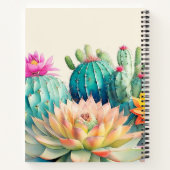 Cactussen en succulent notitieboek (Achterkant)