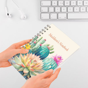 Cactussen en succulent notitieboek