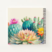 Cactussen en succulent notitieboek (Achterkant)