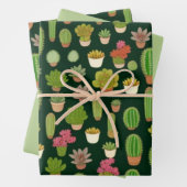 Cactussen en Succulent Wonderland Inpakpapier Vel (In situ)