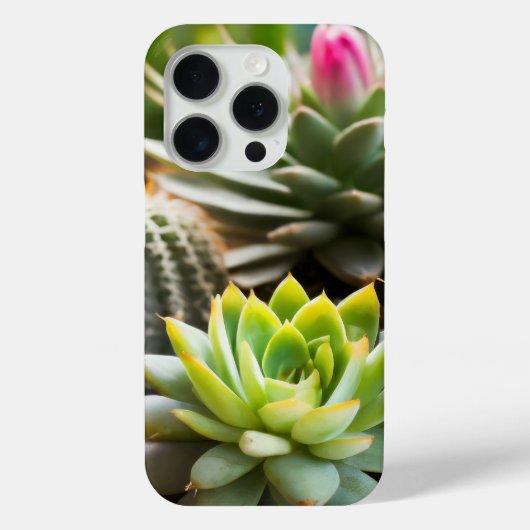 Cactussen en succulenten groepering Case-Mate iPhone case (Achterkant)