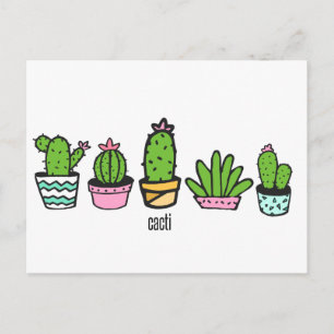 cactussen groepering briefkaart