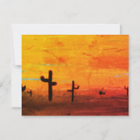 Cactussen landschap geschilderd