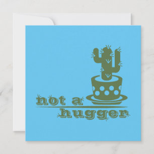 Cactussen Niet knuffelen cactus grapje Kaart