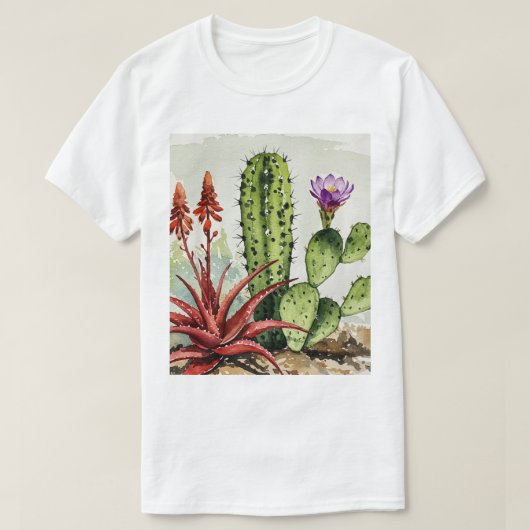Cactussen T-shirt (Design voorkant)
