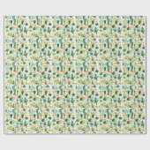 Cactussen witte achtergrond:  graphics. cadeaupapier (Vlak)