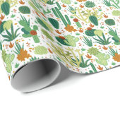 Cactussen witte achtergrond:  graphics. cadeaupapier (Rol Hoek)