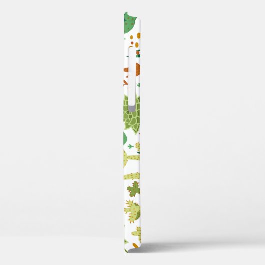 Cactussen witte achtergrond:  graphics. Case-Mate iPhone case (Achterkant / Links)
