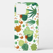 Cactussen witte achtergrond: graphics. Case-Mate iPhone case (Achterkant)