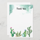 Cactustuin Bedankkaart (Voorkant / Achterkant)