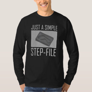 Cad Cam Cnc Programmer Machining Mechanic T-shirt