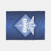 Cad DMD (diamant) Fleece Deken (Voorkant (Horizontaal))