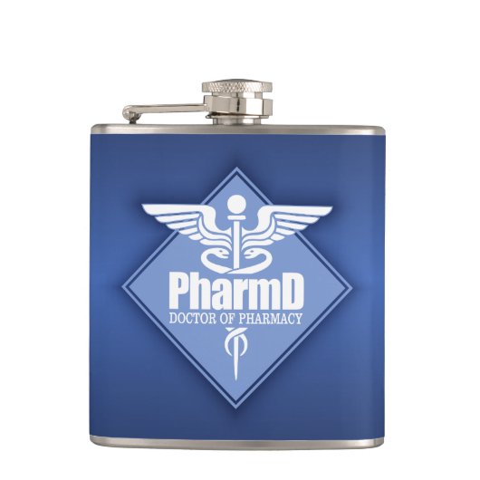 Cad PharmD (diamant) Heupfles (Voorkant)