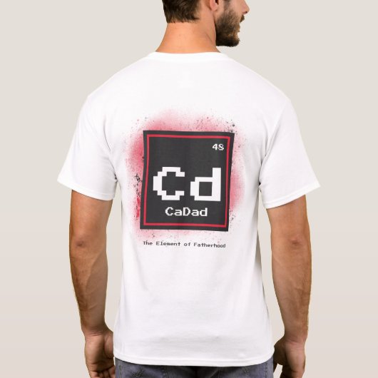 CADAD Le T-shirt de la paternité (Dos)