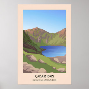 Cadair Idris Snowdonia Reisposter Poster