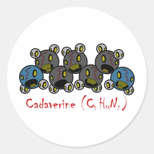 Cadaverine Sticker (Voorkant)