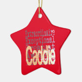 Caddie Extraordinaire Keramisch Ornament (Links)