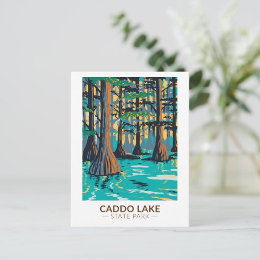 Caddo Lake State Park Texas  Briefkaart (Staand voorkant)