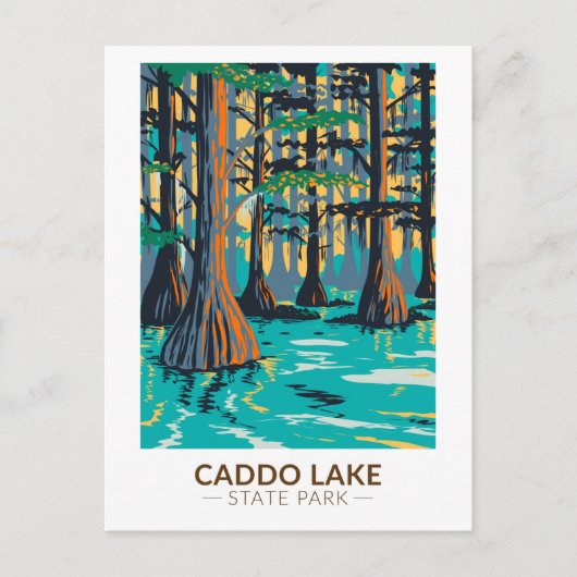 Caddo Lake State Park Texas  Briefkaart (Voorkant)
