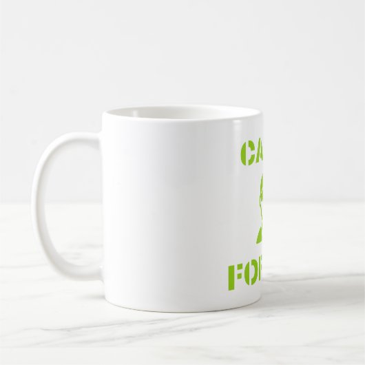 Caddy for Life Green Golfer Coffee Mok (Links)