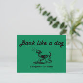 Caddyshack | Bark als een hond. Briefkaart (Staand voorkant)
