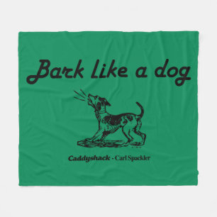 Caddyshack Bark als een hond. Fleece Deken