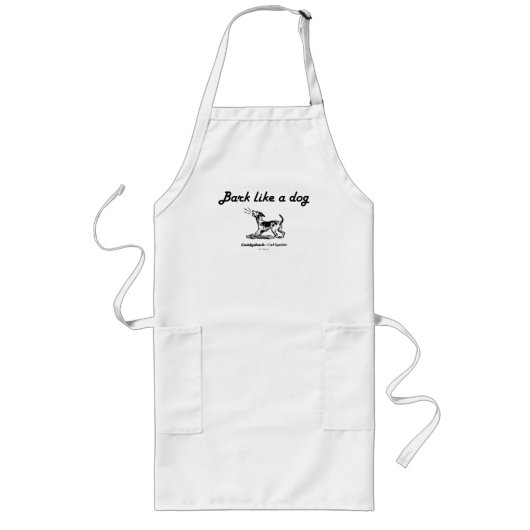 Caddyshack | Bark als een hond. Lang Schort (Voorkant)