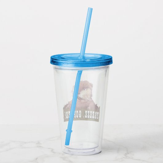 Caddyshack | Bevriezing, Gopher. Acryl Drinkbeker (Achterkant)