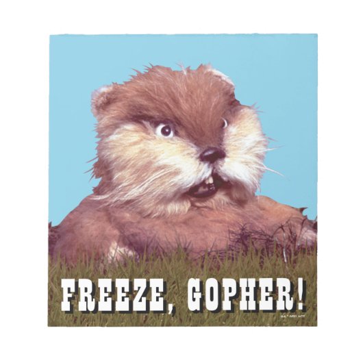 Caddyshack | Bevriezing, Gopher. Notitieblok (Voorkant)