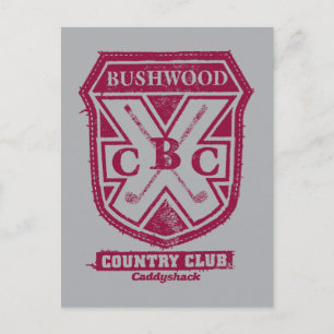Caddyshack   Bushwood Country Club Crest Briefkaart
