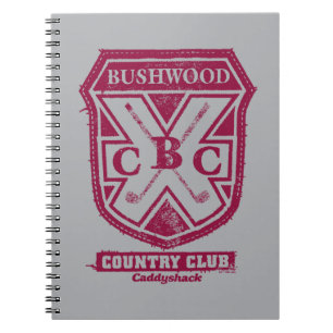 Caddyshack Bushwood Country Club Crest Notitieboek