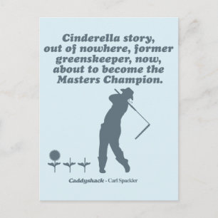 Caddyshack   Cindrella Story Briefkaart