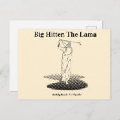 Caddyshack | Grote Hitter, de lama Briefkaart (Voorkant / Achterkant)