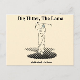 Caddyshack   Grote Hitter, de lama Briefkaart