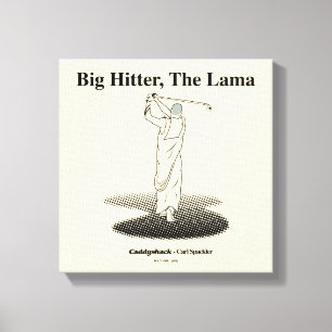 Caddyshack Grote Hitter, de lama Canvas Afdruk