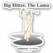 Caddyshack | Grote Hitter, de lama Sticker (Voorkant)