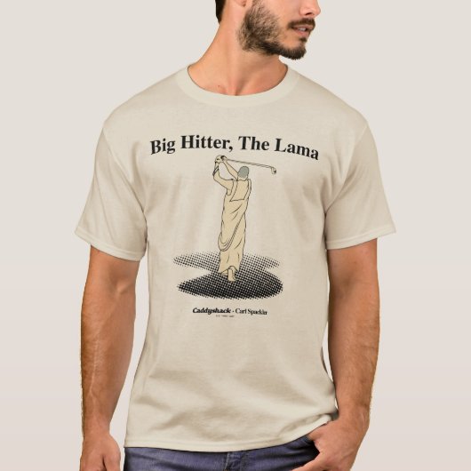 Caddyshack | Grote Hitter, de lama T-shirt (Voorkant)