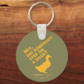 Caddyshack Hé, is iemand op een wagen gestapt? Sleutelhanger (Achterkant)