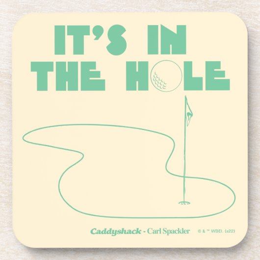 Caddyshack | Het is in het gat Bier Onderzetter (Voorkant)