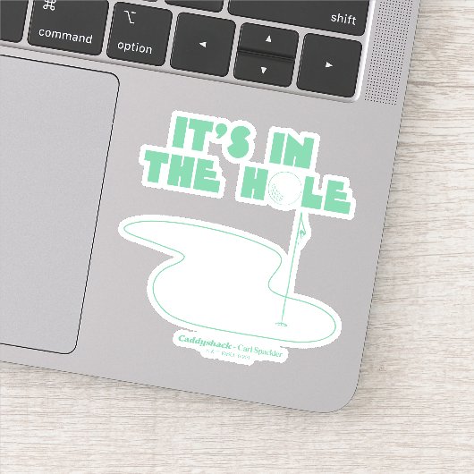 Caddyshack | Het is in het gat Sticker (Detail)