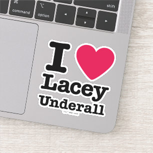 Caddyshack   I Love Lacey Underall Sticker