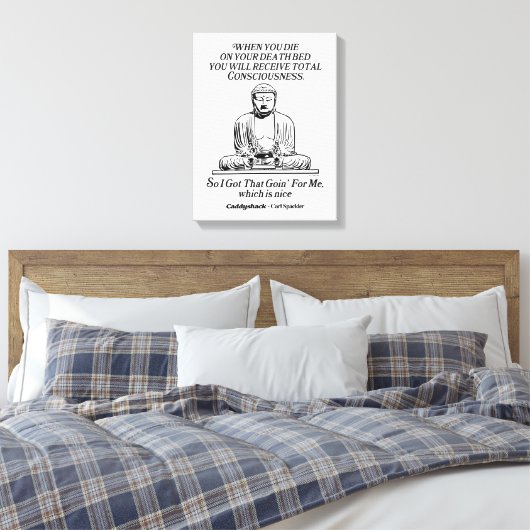 Caddyshack, ik heb dat voor me. canvas afdruk (Insitu (Slaapkamer))