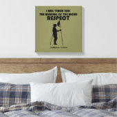 Caddyshack | Ik zal u de betekenis van de W Canvas Afdruk (Insitu (Slaapkamer))