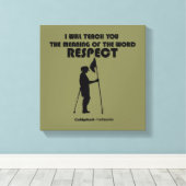 Caddyshack | Ik zal u de betekenis van de W Canvas Afdruk (Insitu (Houten vloer))