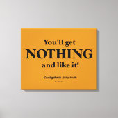 Caddyshack | Je krijgt niets en zo! Canvas Afdruk (Voorkant)