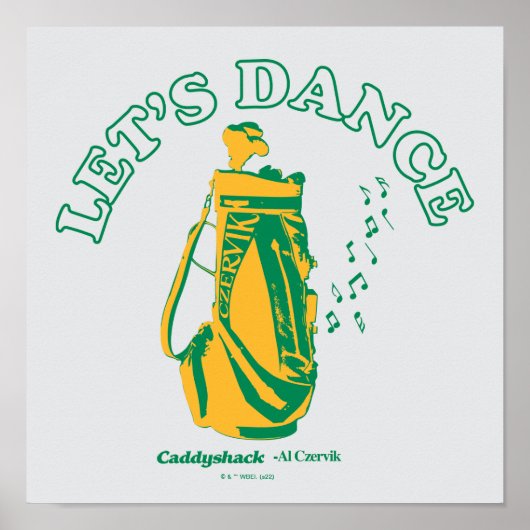 Caddyshack | Laten we Dance Poster (Voorkant)
