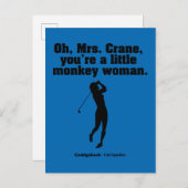 Caddyshack | Oh Mrs Crane Briefkaart (Voorkant / Achterkant)
