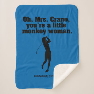 Caddyshack   Oh Mrs Crane Sherpa Deken